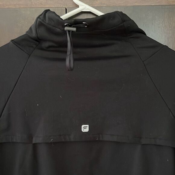 Fabletics Black Lace Detail Cowl Jolie Sweatshirt XL - Picture 7 of 8